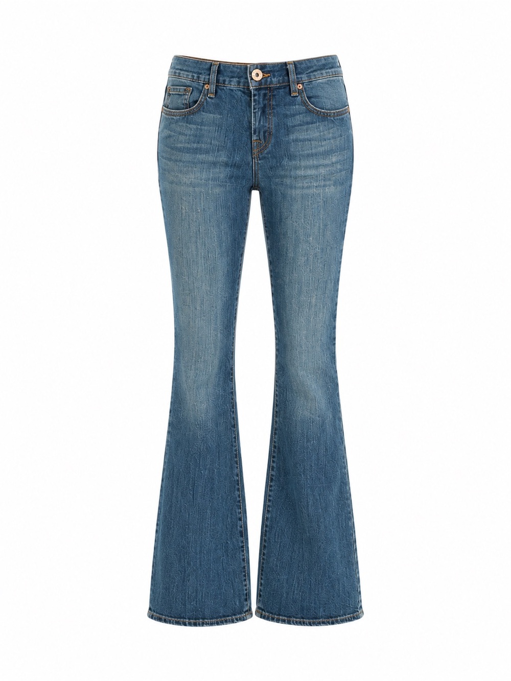 Lucky Brand Blue High-Rise Flare Jeans - Picture 2 of 3